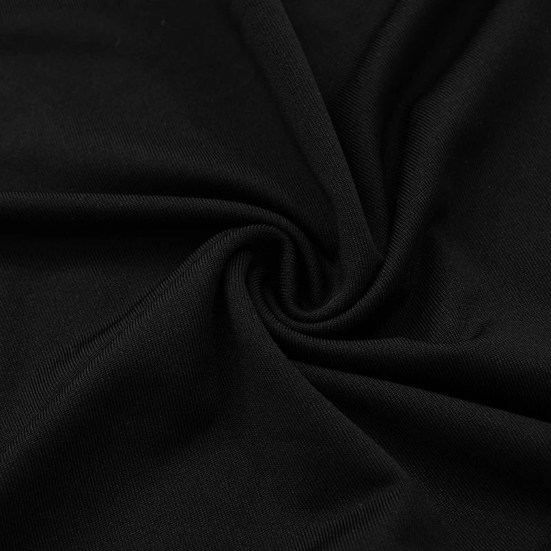 Oblique Collar Strapless Slim Dress — Hollow Out Tie Detail | Summer Fashion 2025